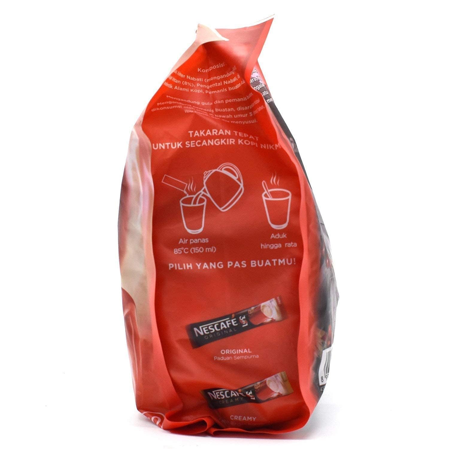 Nascafe 3 in 1 Original Soluble Ground Coffee Beverage, 30 Sachets Bag - Pack Of 2 1