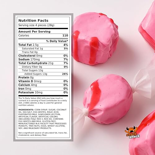 Miniatura 38 de Snack Attack Caramelos de agua salada envueltos individualmente a granel de 1 libra – Caramelos masticables de agua salada, sabores costeros