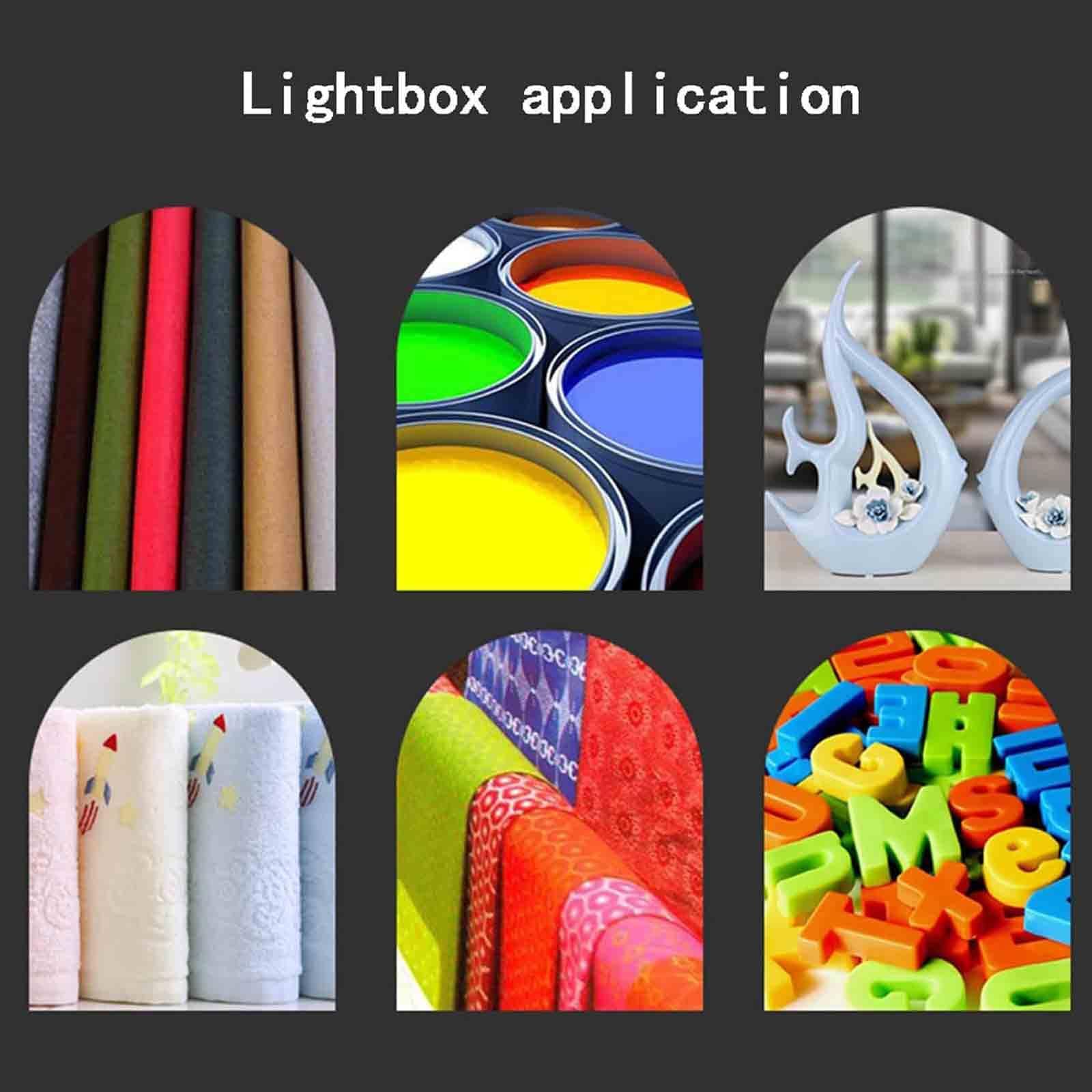 Farbbewertungsschrank Farbanpassungsbox mit 6 Lichtquellen, Laborfarben -Matching Light Box Tester Maschine für Stoff Textil Kleidung Druck