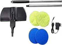 Mop elétrico sem fio para limpeza de pisos, limpador de pisos duros recarregável, polidor, esfregão giratório para azulejos, madeira, embaixo do