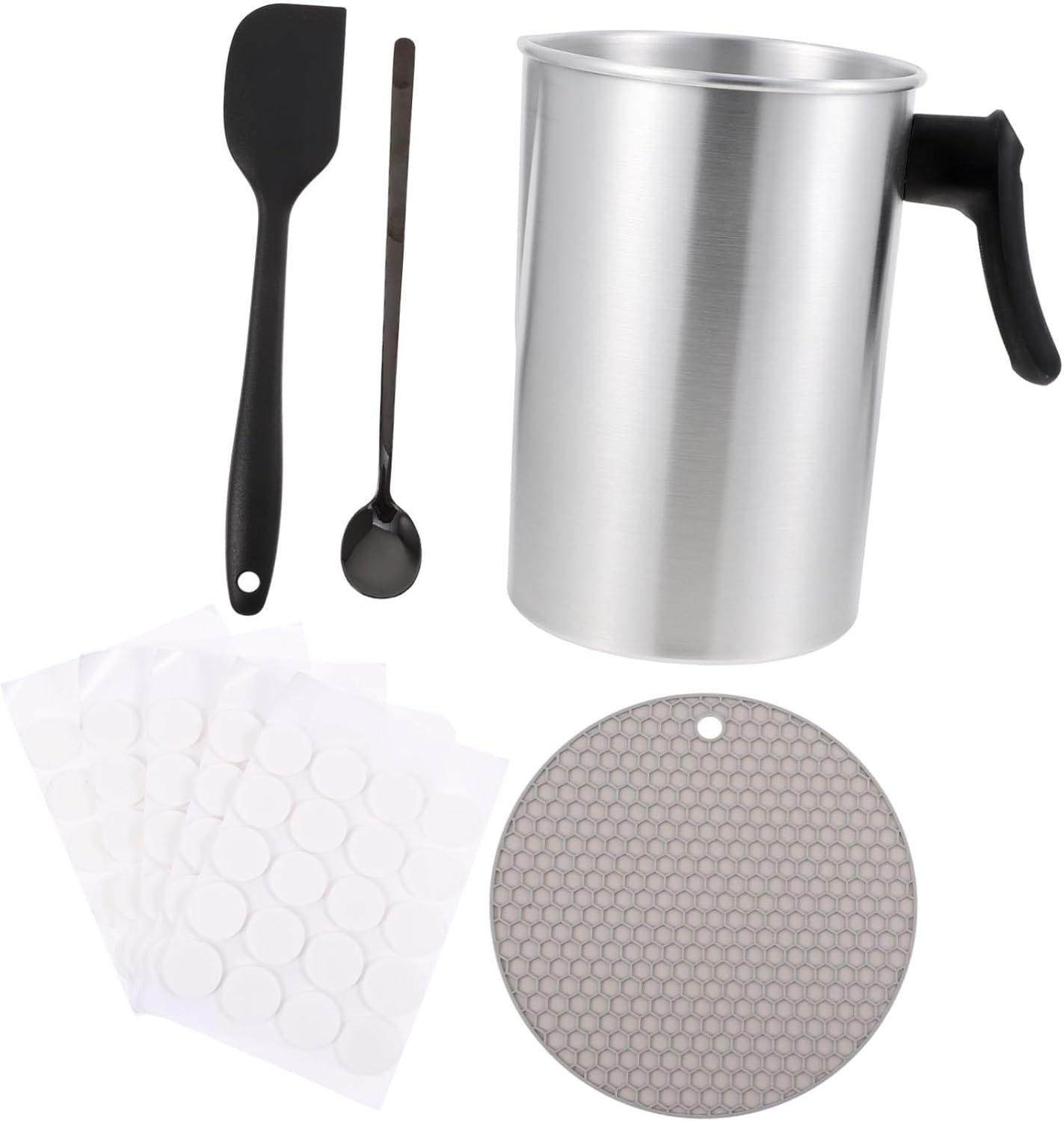 jojofuny 1set Candle Making Kit Beeswax Melting Pot DIY Candle Supplies for Crafting for Parties Birthdays and Holidays Great for DIY Enthusiasts