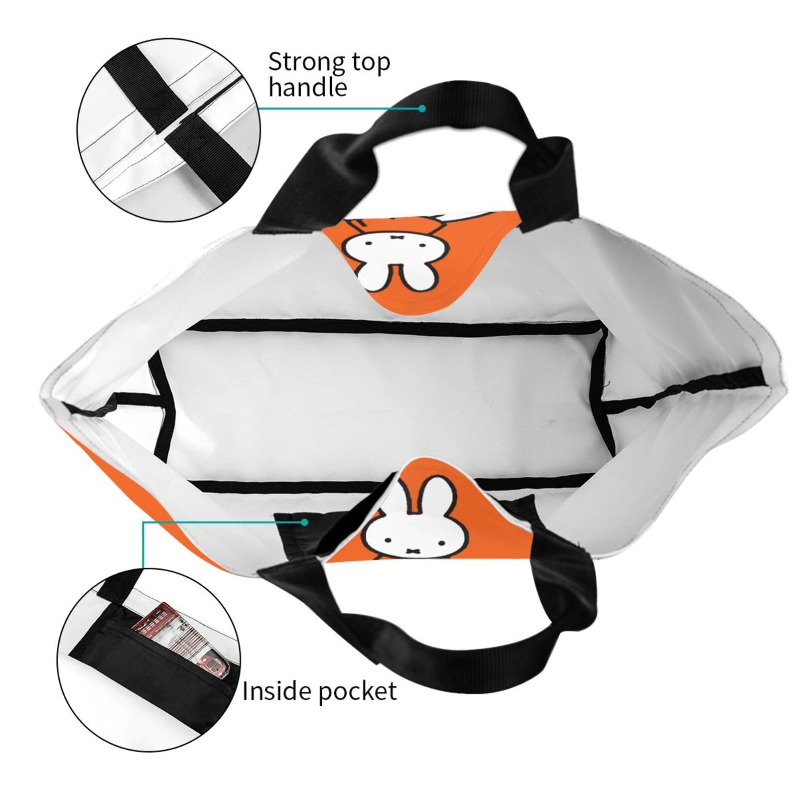 Amazon.co.jp: トートバック ミッフィー 象 ハンドバッグ 手提げバッグ