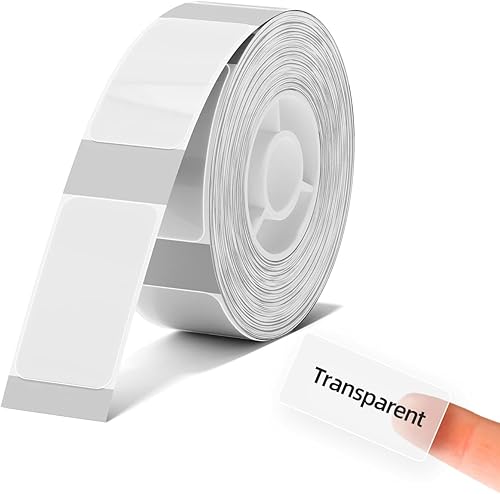 NIIMBOT JADENS D110 & D110 & D110 & D11 & period Etiquetas de repuesto compatibles con la etiquetadora D11D110D101H1S, impermeables, a prueba de