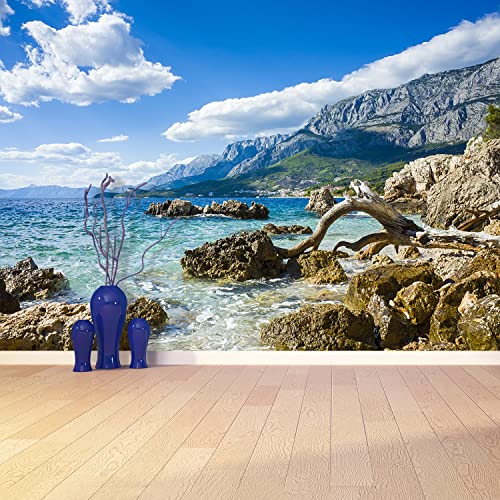 Papier Peint Mer Croatie Tulup 312x219cm Décoration Murale