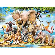 Pintoo Jigsaw Puzzles 1200 Piece for Adults - Howard Robinson - Africa Smile Beautiful Plastic Puzzle for Home Decor Zero Dust Easy Storage [H2043]