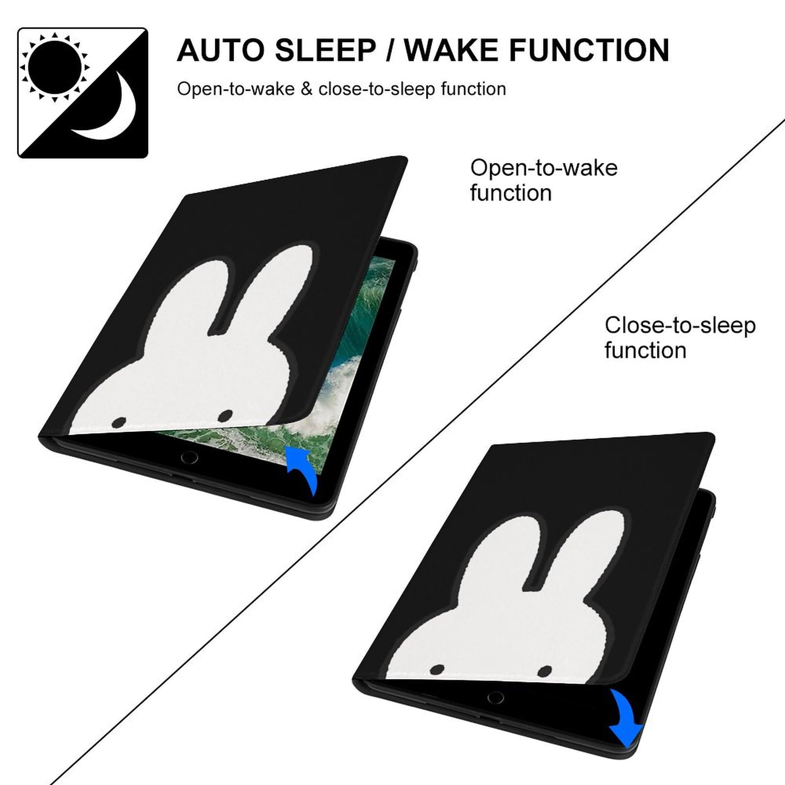 Amazon.co.jp: Ipad Air1/Air2ケース ミッフィー Ipad Air1/Air2カバー