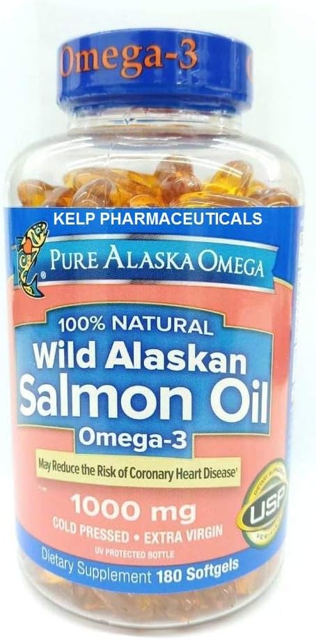 Pure Alaska Omega-3 Wild Alaskan Salmon Oil...