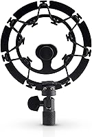 Auphonix Pro Shock Mount for Blue Yeti, Snowball & Pro Mics - Vibration Isolation Mic Holder, 3/8" & 5/8" Threads