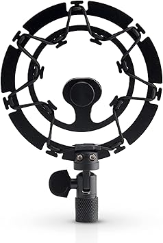 Pro Microphone Shock Mount - Mic Holder Compatible w/Blue Yeti, Snowball & Pro Microphones