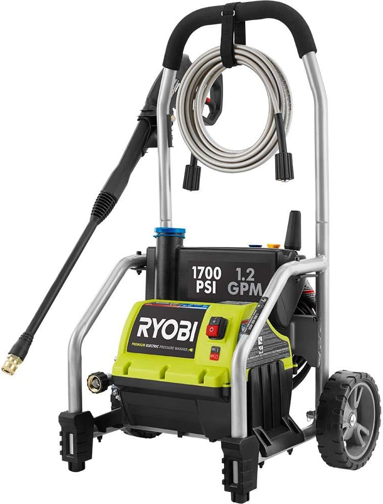 Amazon.com : Ryobi 1,600-PSI 1.2-GPM Electric Pressure Washer (Model ...