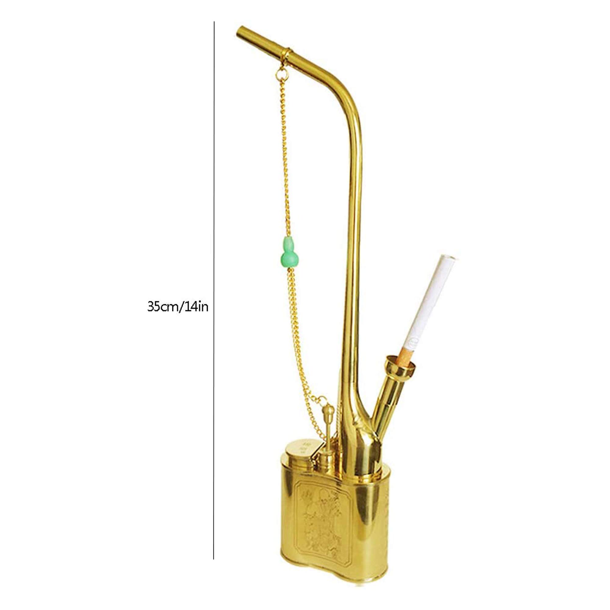 Manguera Mano para Narguile con Accesorios para Shisha Mini Pipa Agua Portátil Juego Shisha Pequeño Agarre con Una Mano como Regalo para Novio Padre Esposo o Amigos