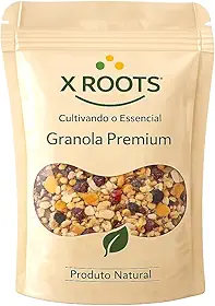 Granola Premium X Roots | Mix Selecionado de Grãos, Nuts e Sementes | Crocante e Saborosa para Café da Manhã e Lanches - 500gr