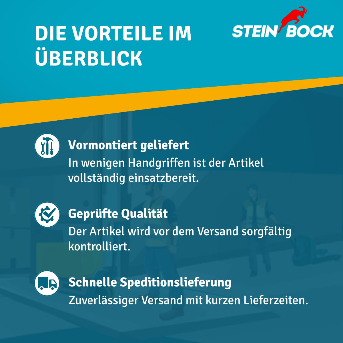Steinbock Werkbank mit Ablageboden | 500 kg Tragkraft | HxBxT 85 x 150 x 75 cm | Anthrazitgrau | 5 cm Starke geölte Massivholz-Arbeitsplatte | stabiles Stahlgestell | Made in EU | Werktisch