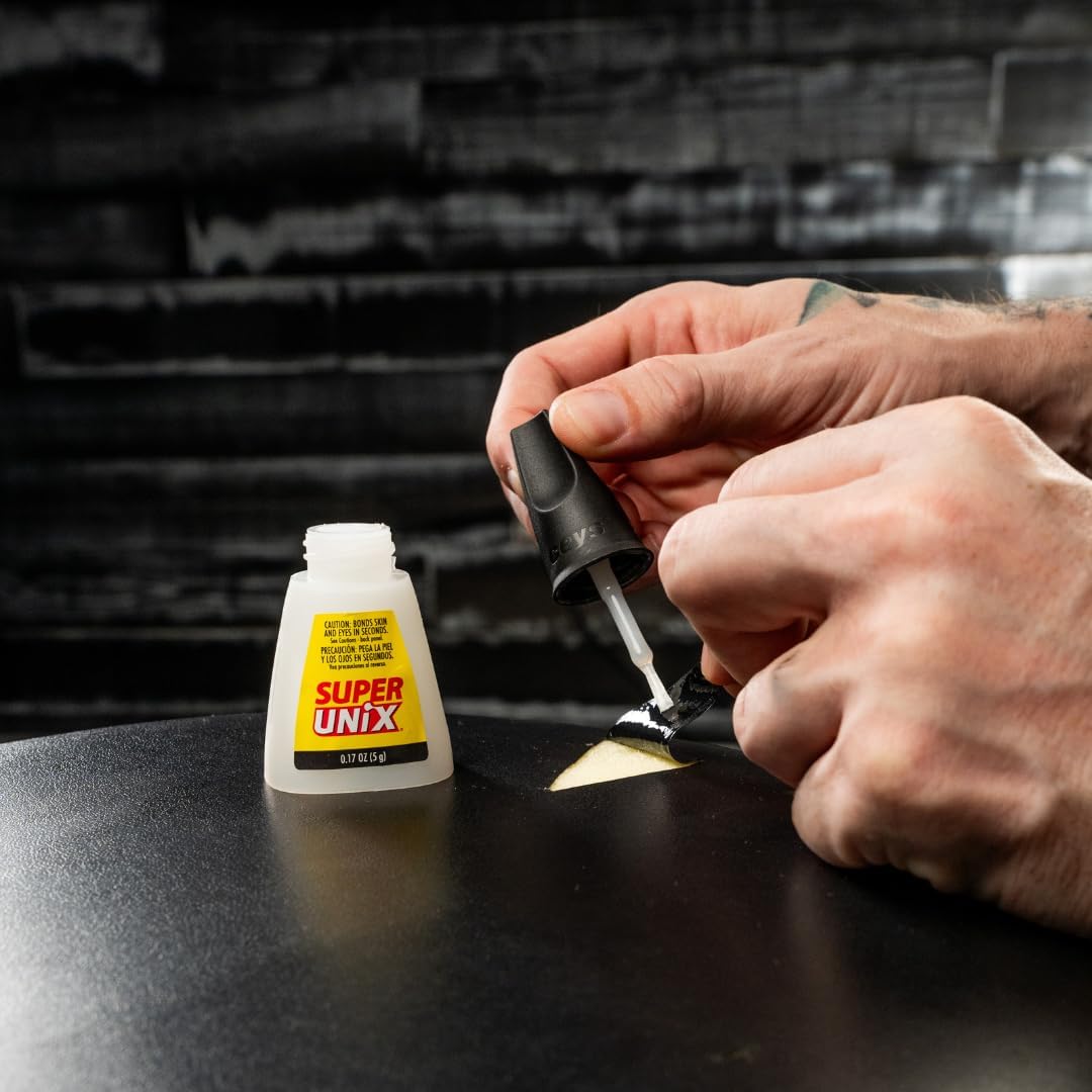 Super Glue, SUPERUNIX Universal Instant Bonding Adhesive for 3D Printing, Shockproof & Waterproof Gel, 5g Bottle – Ideal for Wood, Foam, Paper, Denim, Plastic, Metal, Ceramics, Crafts & Repairs