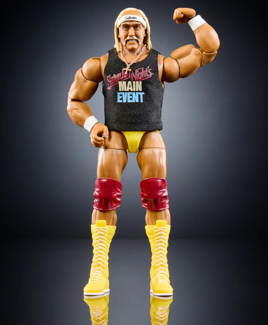 WWE Hulk Hogan Mattel Elite Collection Saturday Nights Main Event Series 1 Wrestling Action Figure Toy Wrestler