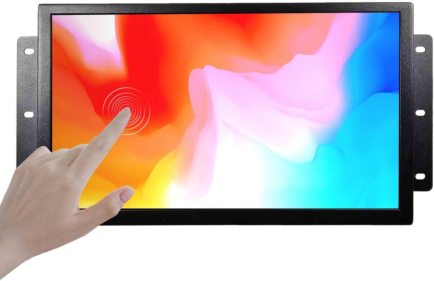 VSDISPLAY 13.3 Inch Touchscreen Monitor 1920x1080 Portable Display with VGA DVI Ports IPS Screen for Gaming Laptop PC Computer