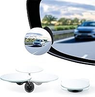 Vista 15 de LivTee - Espejo de punto ciego, rectangular, de vidrio HD, sin marco, espejo retrovisor convexo con gran angular ajustable para automóviles