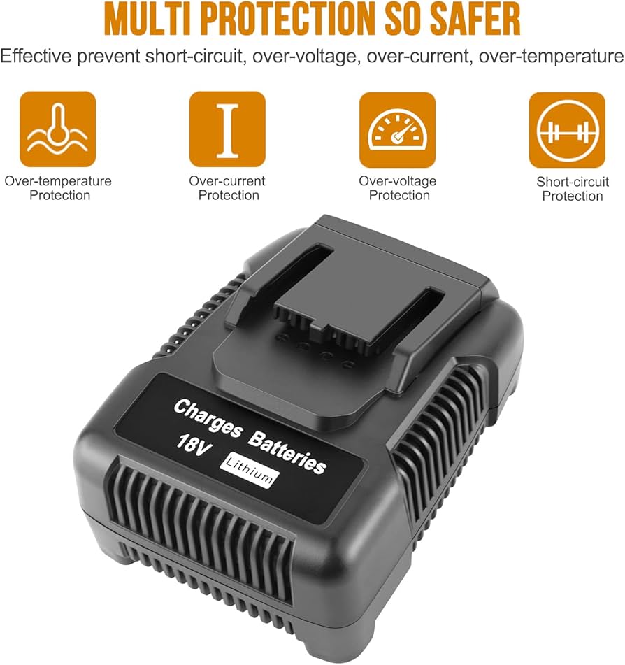 Amazon.com: ADVTRONICS 18V R86092 Fast Charger for RIDGID 18V