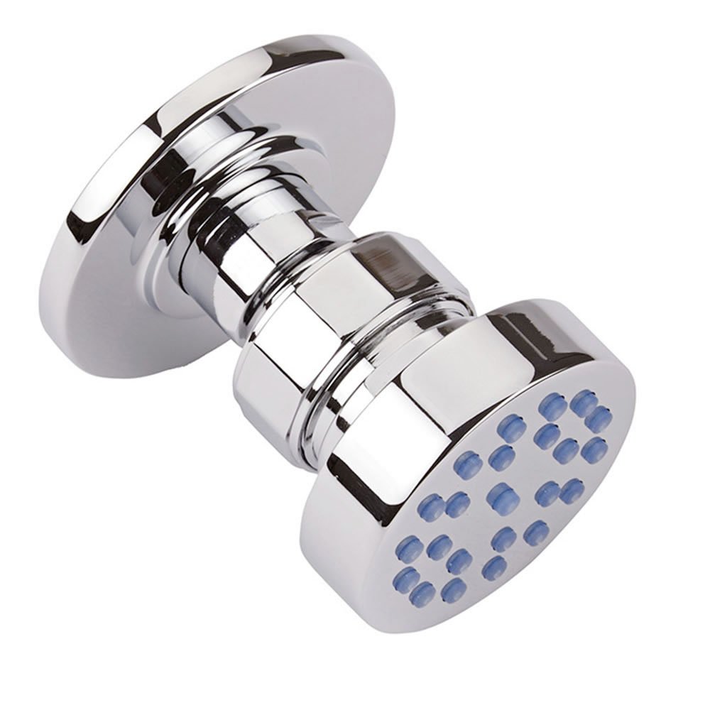 Milano Chrome Mirage Front Fix Bathroom Shower Round Body Jet - Pack Of 1