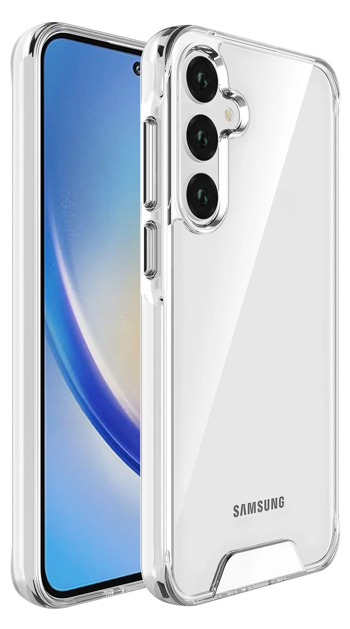 Mr. Case Crystal Clear Transparent Back Cover Case for Samsung S23 FE 5G | Flexible Shockproof TPU Frame Bumper Scratch Resistant - Crystal Clear (B0CV5TSQM4) Amazon Price History, Amazon Price Tracker
