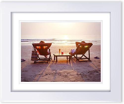 Vista 84 de ArtDirect Marco de madera negro moderno enmarcado personalizado de 12 x 14 pulgadas con tu foto o arte. Sube cualquier imagen y la imprimiremos