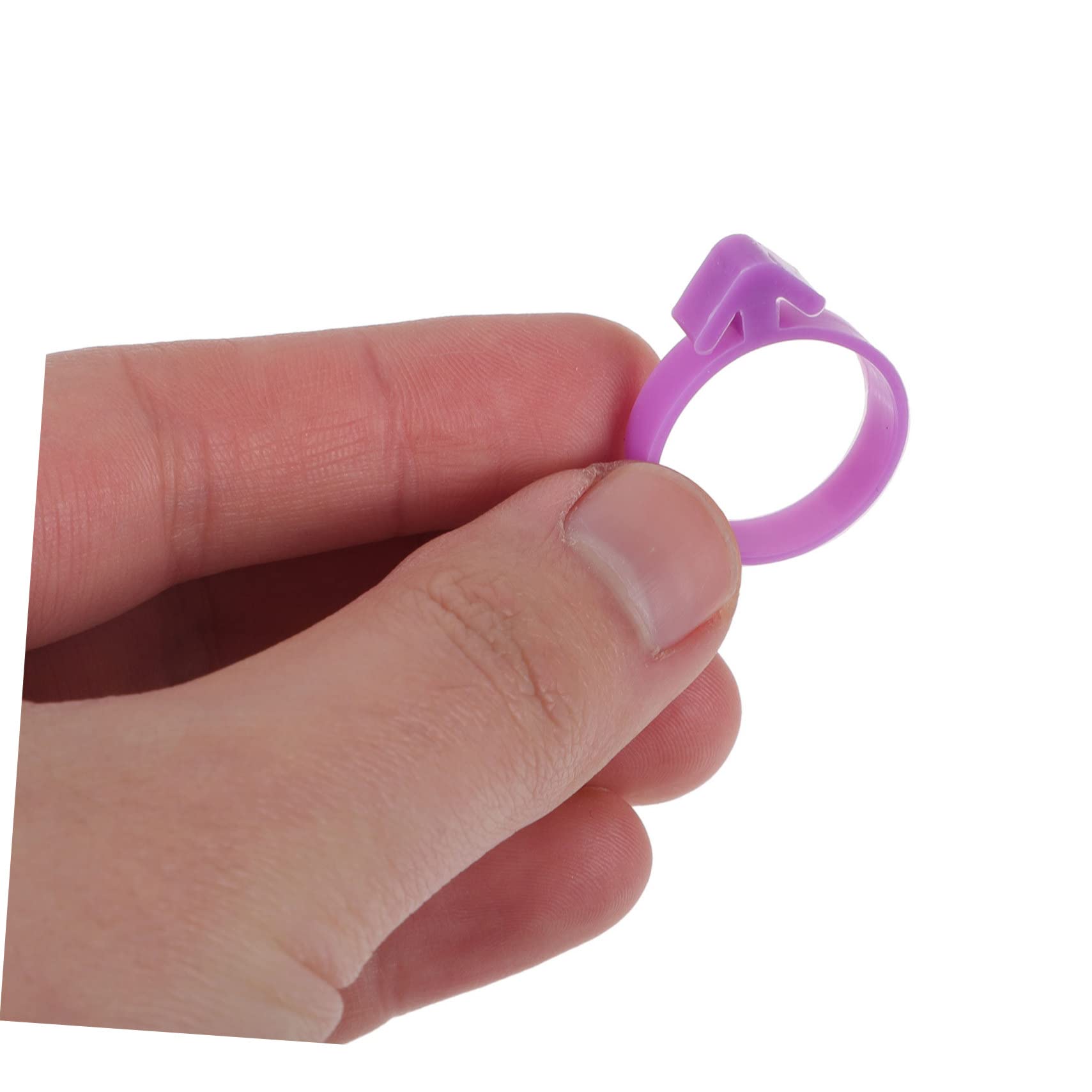 Alipis Anillo De Fijación De Manga Pastelera Envoltura Sello Bolsa Anillos Lazos para Manga Pastelera Kit De Suministros De Decoración De Pasteles Envase El Plastico 100 Piezas*4