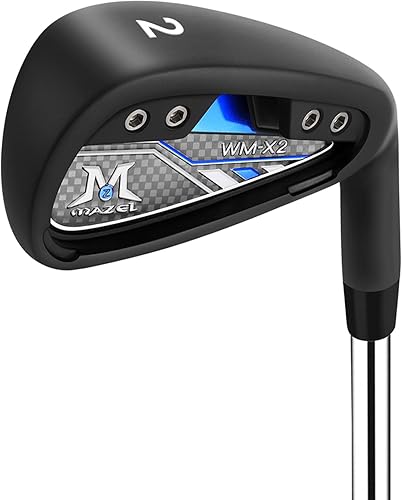 Miniatura 16 de MAZEL WM-X1/2 Hierros individuales para palos de golf para hombres 1,2,3,4,5,6,7,8,9, Pitching Wedge, Approach Wedge, Sand Wedge con ejes