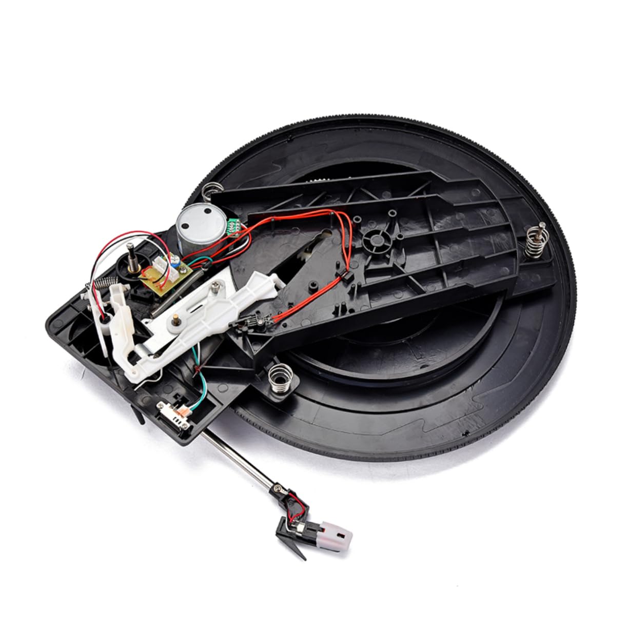 Giradischi Vintage Per Vinili 33 Giri Puntina e Preamplificatore Integrato Materiale Plastico Di Durevole Per Accessori Audio e Video