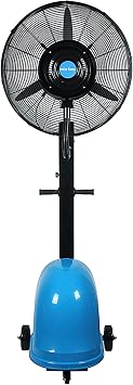 LI-GELISI Outdoor Mist Fan - Perfect for Courtyards, Shops, Carnivals - Beat the Heat with Cool Misting and Physical Cooling 26 inches 260W