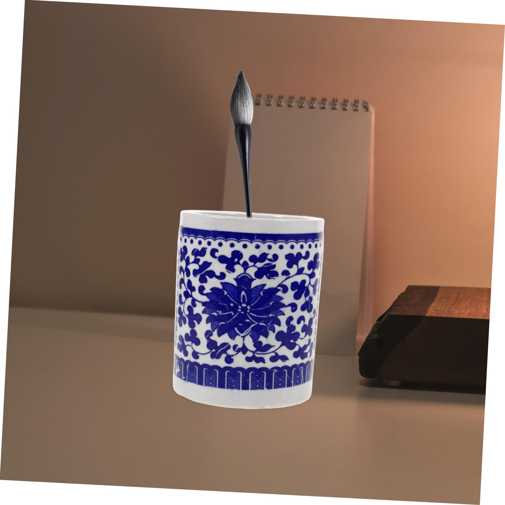 Lurrose 3 Pezzi Portaoggetti Da Scrivania Per Cancelleria Portapenne Per Calligrafia Portapenne in Ceramica Portapenne Per Trucco Portaoggetti Da Ufficio Contenitore Per Articoli Vari