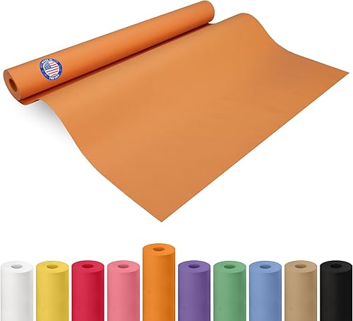 Miniatura 179 de IDL Packaging - Rollo de papel kraft rojo de 36 x 2160 pulgadas (180 pies), hecho en Estados Unidos, grosor 45 libras, arte, envoltura regalos