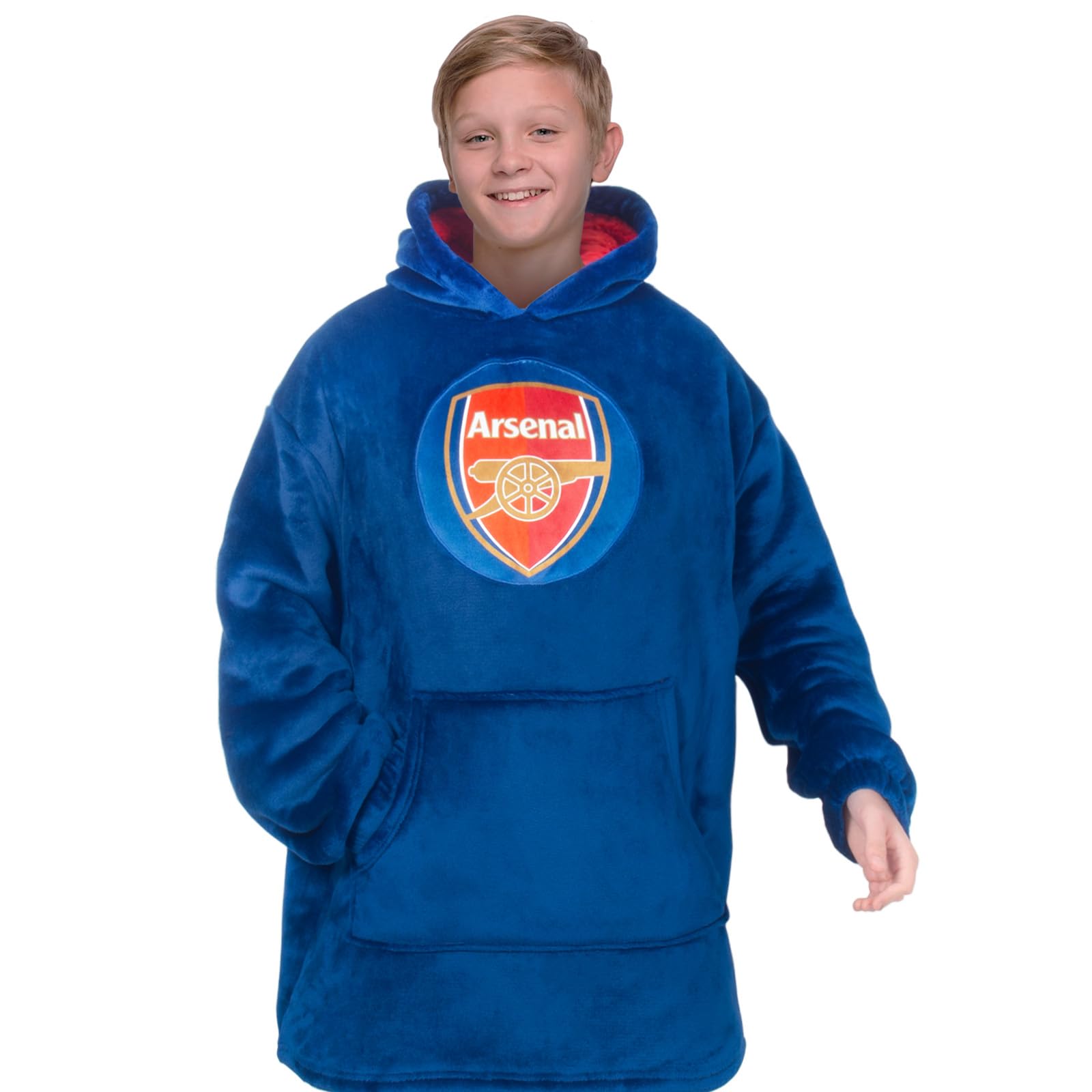 Arsenal FC Kids Oversized Hoodie 10 - 14 Years, Clothing, Sports, Gift