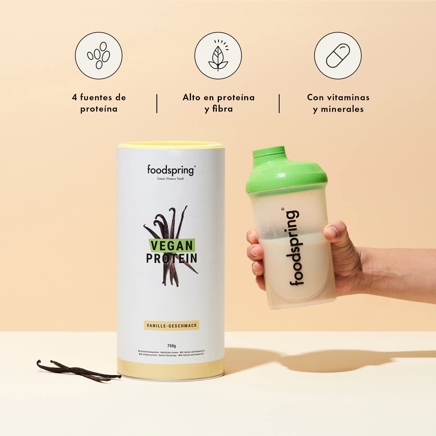 Foodspring Vegan Protein Vanilla 750g