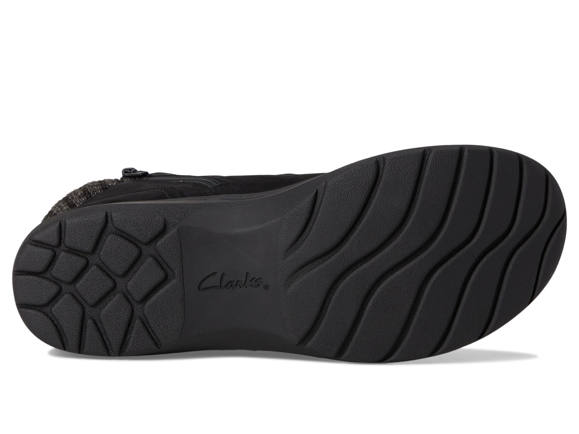 Clarks Damen Carleigh Jade Stiefelette, Schwarz Nubuk, 39.5 EU – Ansicht 3