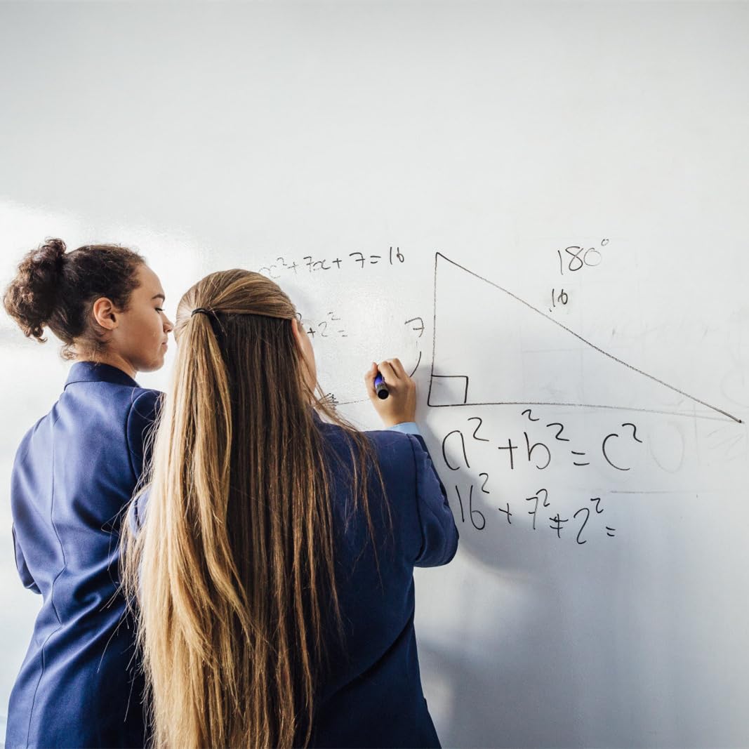 Tableau Blanc Auto-Adhésif Chalk Board Sticker 44x200cm - Rouleau Amovible Étanche Pour Bureau, École Et Maison