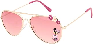 Disney Minnie UV Protected Pink Colour Aviator Girl's Sunglasses (For Age Group 3-11 Yrs) - Pack of 1 Price In India
