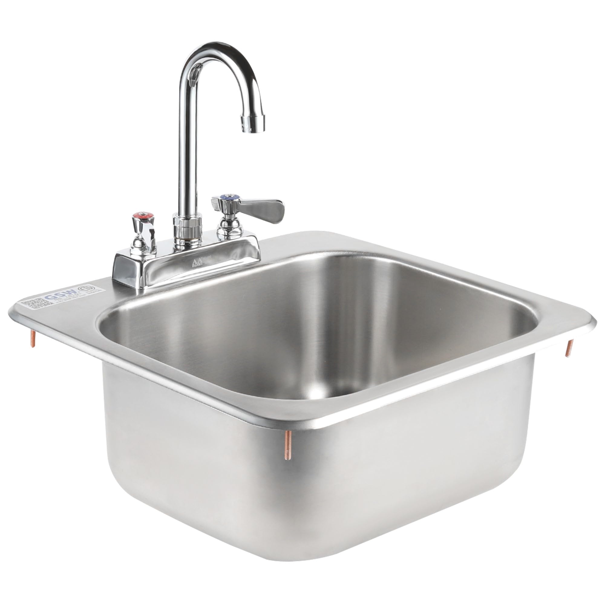 Amazon.com: ACE Standard Stainless Steel Drop In Hand Sink w/No