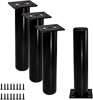Vista 1 de Bitray Patas de muebles Pie de muebles 8 pulgadas/7.9 in Pies ajustables Hogar Proyectos DIY Sofá Pierna - 4pcs