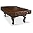 BEARCOVER Heavy Duty Leatherette Billiard Pool Table Cover, Waterproof & Tearproof Cover for Pool Table 7/8/9FT 8Feet-Coffee