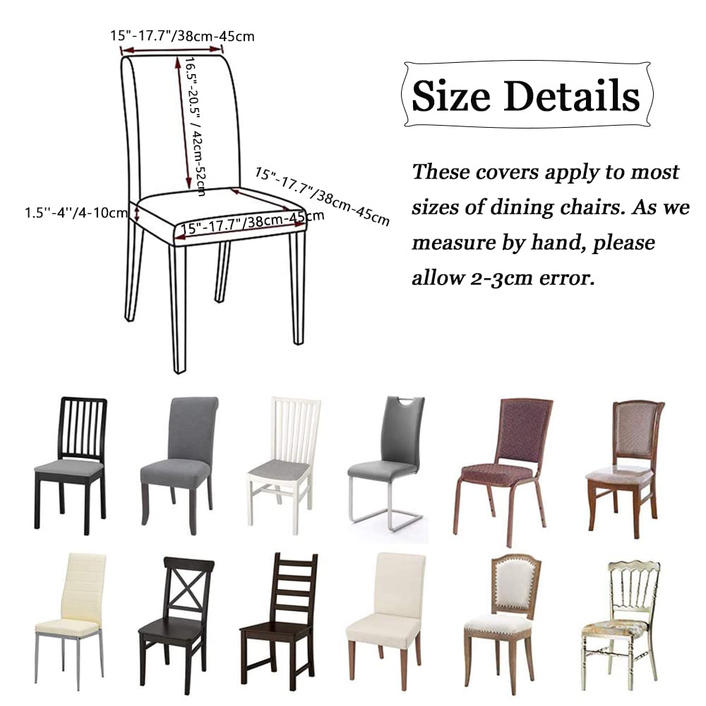 Funda elástica para silla, con estampado de hojas de árbol, protector de silla Parson, extraíble, lavable, sin brazos, respaldo alto, para comedor, boda, restaurante, hotel, beige, 1 pieza