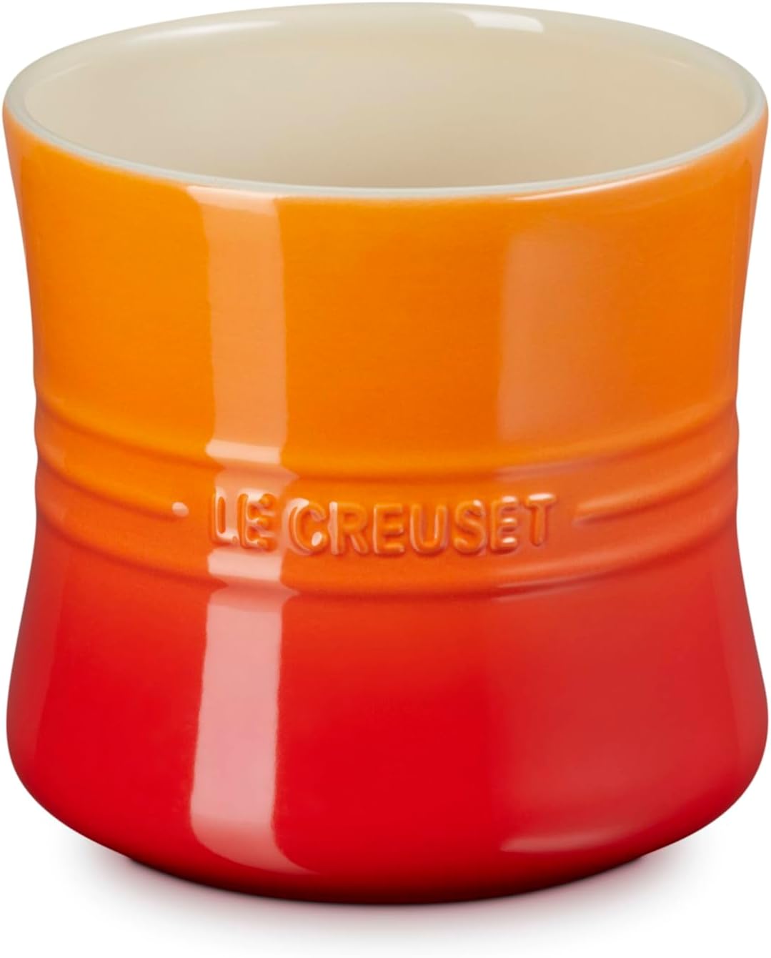 Stoneware Utensil Crock, 2.75 qt., Flame