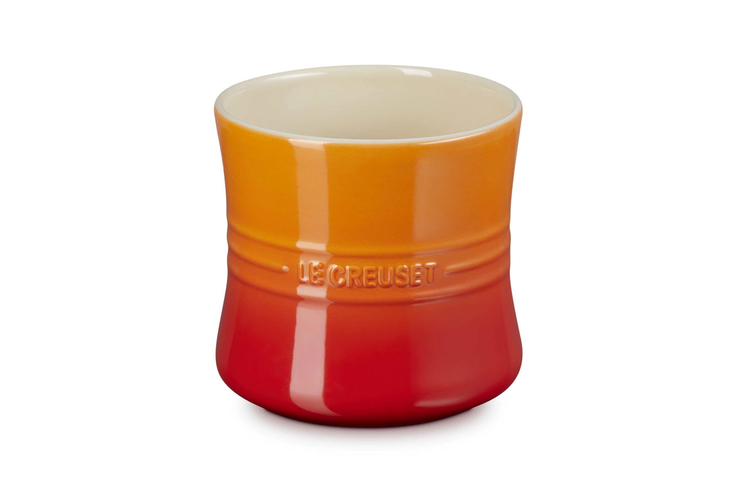 Le Creuset Stoneware Utensil Crock, 2.75 qt., Flame