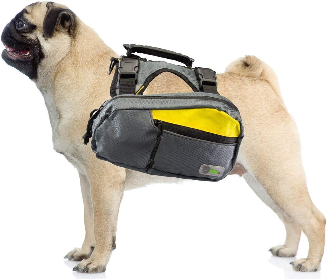 Go Fresh 2-in-1 Pet Dog Harness and Hiking Dog Backpack Outdoor Gear Travel Camping Rucksack