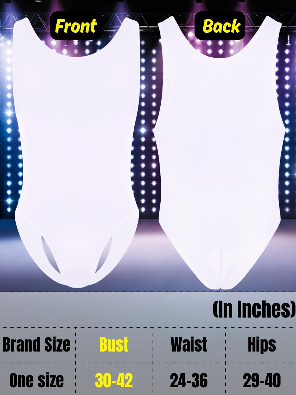 Mens Thong Bodysuit, G-String High Cut Sexy One Piece Lingerie, Semi Sheer Breathable Leotard Underwear - Image 5