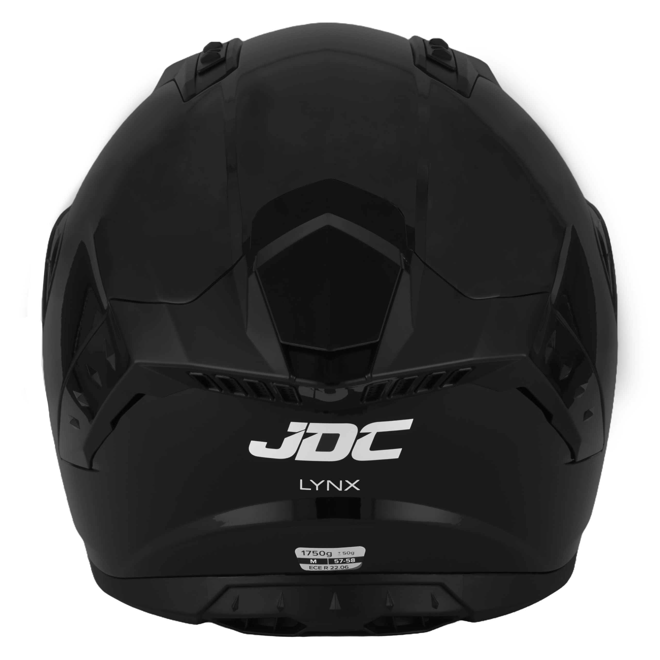 JDC Casque Moto Intégral Facade Rabattable Modulaire - Double Visière Rétractable ECE 22.06 - Lynx