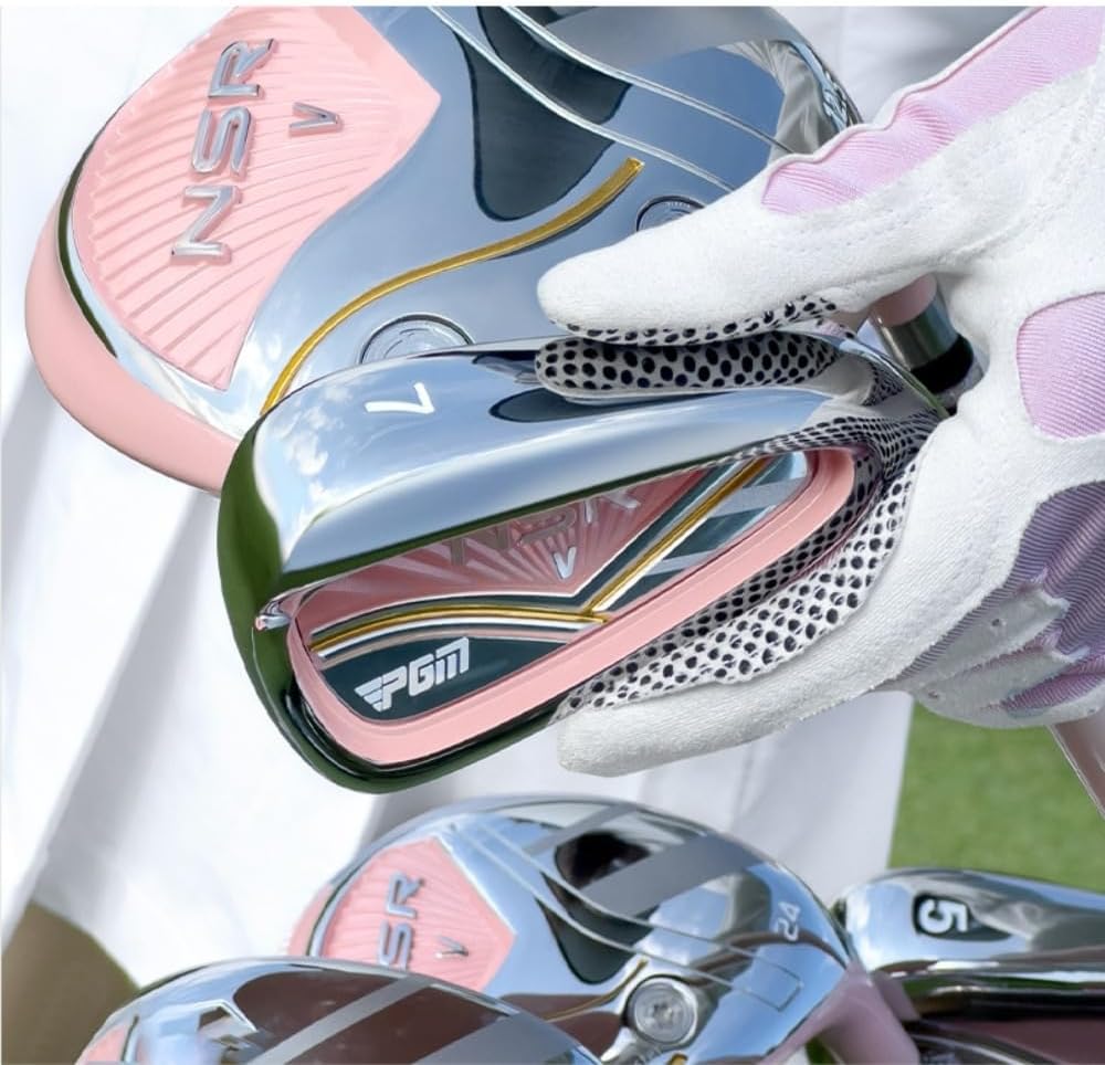 Ladies Right Handed #7 Iron 32 Degree Loft Carbon/Steel Shaft Women Golf Club Iron for Improved Golf Swing Single Clubs