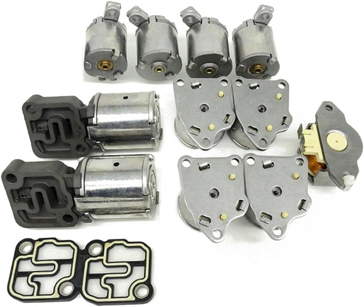 DQ250 02E 6-Speed Transmission Valve Solenoids Kits 02E325025AJ 02E321371E Compatible With A3 Q3 Seat Touran Golf Passat