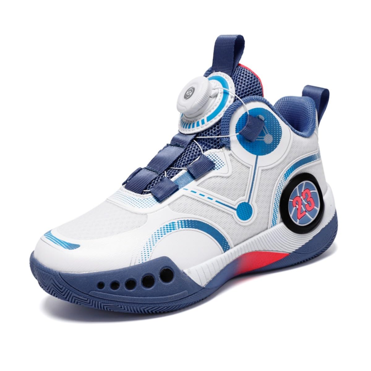 Chaussures de Basket-Ball pour Enfants Chaussures de Sport pour garçons Chaussures d'entraînement Confort