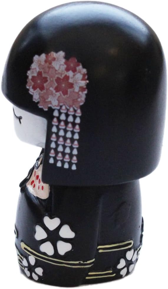 N&N Find Japan Japanese Mai Kokeshi Doll Black