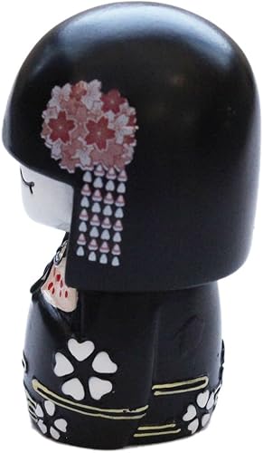 Miniatura 2 de N&N Find Japan Muñeca japonesa Mai Kokeshi negra